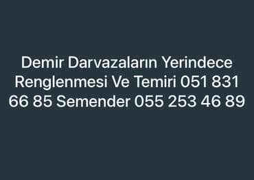 kohnə darvazalar: Köhne Darvazaların Yenilenmesi Ve Temiri.Yerindece Renglenmesi — 1