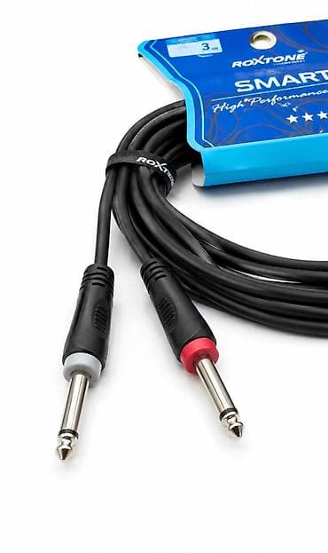 Минидиск-плееры: RoxTone Professional Audio Cable – 3 m / 10 ft - Bağlantı: 3.5 mm — 6