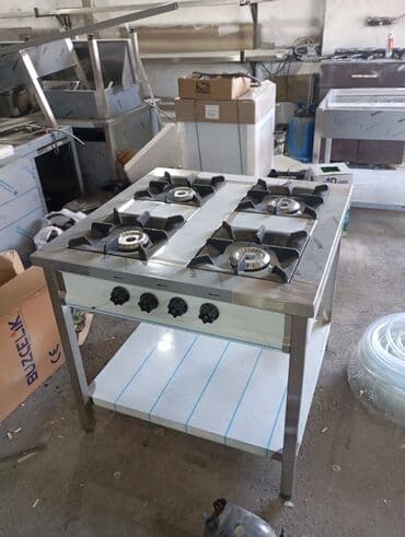 Металлоискатели: Peşəkar mətbəx avadanlıqları - 4 gözlü elektrik plitə: Paslanmayan — 7