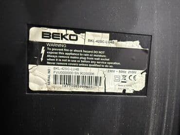 kohne televizorlarin satisi: İşlənmiş Televizor Beko LCD 32" HD (1366x768), Ünvandan götürmə — 5