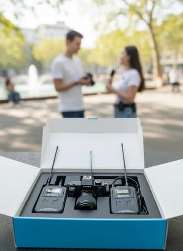 BOYA BY-WM6S – UHF Wireless Microphone System Məhsul təsviri: - lalafo.az -da BOYA BY-WM6S – UHF Wireless Microphone System Məhsul təsviri: -