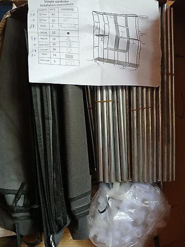 şifaner: Paltar dolabı parça örtüklü modul dolab (MODEL: 28170) Ölçü: 168 x 45 — 4