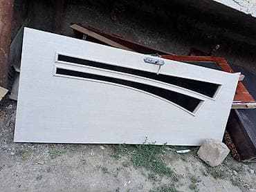 Ремонт и строительство: Ağ açıq rəngli iç otaq qapısı - Material: MDF/laminat örtüklü ağac — 2