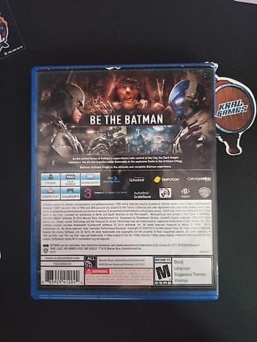playstation 5 баку: PS4 oyunu: Batman: Arkham Knight (Blu‑ray disk, orijinal qutu) - — 2