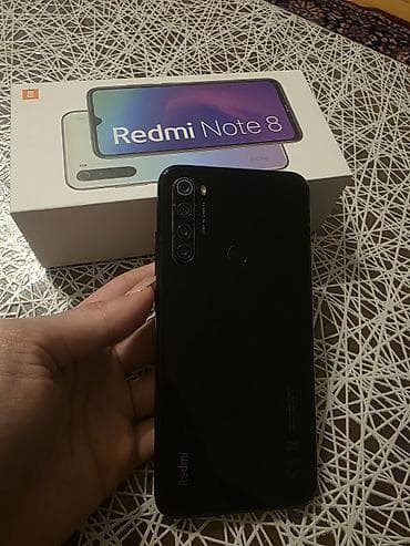 rəsmi note 8 pro: Xiaomi Redmi Note 8 – qutu ilə - Rəng: Qara - Arxa dörd kameralı — 2