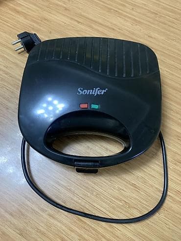 Sonifer vafli aparat - İki bölməli vafli qəlibi: kvadrat formalı