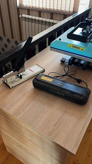 Оборудование для производства: Tekstil və suvenir çapı üçün istilik pressi + rəqəmsal printer dəsti — 5