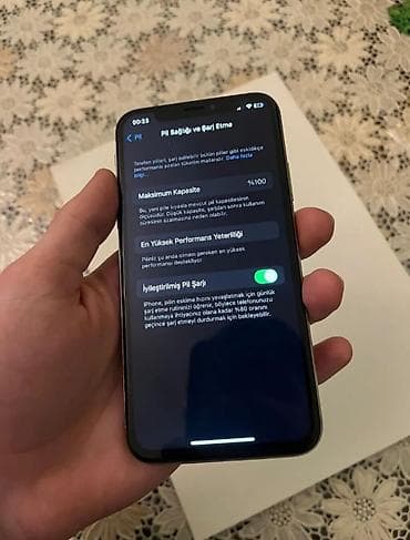 iphone 7 platasi: IPhone X, 64 GB, Gümüşü, Face ID — 3