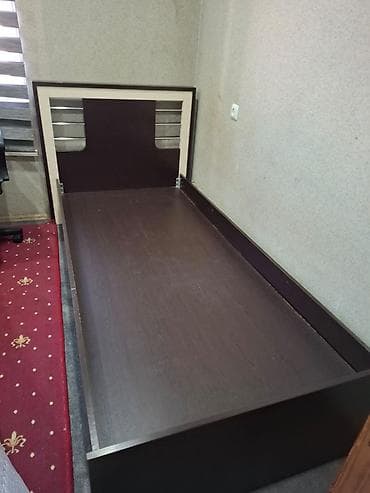 Tək nəfərlik döşəklə birgə çarpayı dəsti. - Ölçü: təxmini 90x190 sm — 3