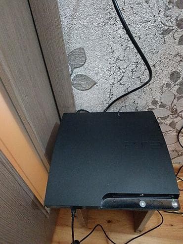 PlayStation 3 (PS3) Slim oyun konsolu - Qara rəngli PS3 Slim korpus -