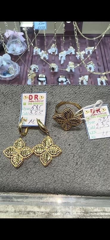 Dəstə daxildir: Sep, Kulon, Sırğa, Cartier, Sarı qızıl, 585 Əyar, 1445 g lalafo.az -da Dəstə daxildir: Sep, Kulon, Sırğa, Cartier, Sarı qızıl, 585 Əyar, 1445 g