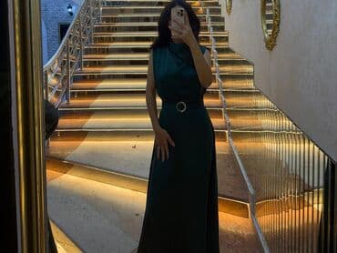 Zərif gecə/libas – tünd yaşıl, maxi uzunluq - Rəng: dərin tünd yaşıl - lalafo.az -da Zərif gecə/libas – tünd yaşıl, maxi uzunluq - Rəng: dərin tünd yaşıl -