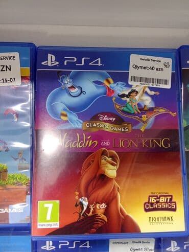 диск: PS4 platforması üçün nəzərdə tutulmuş, Disney-in klassik oyunları olan — 1