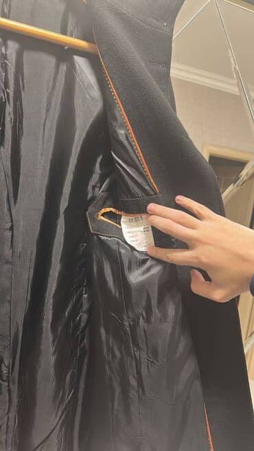 Digər kişi geyimləri: Palto, L, rəng - Qara — 2