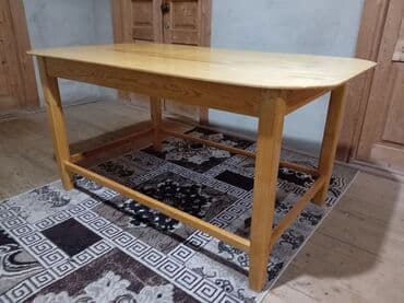 Столы: Гостиный стол, Новый, Нераскладной, Дерево, Прямоугольный стол — 4