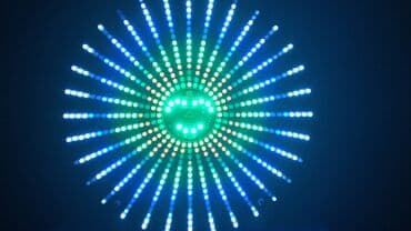 rengli lampalar: Электронный - танцесветильник, светодиодный спектр. Диаметр диска 20 — 8