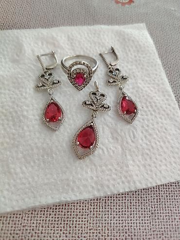 ağ canta: Swarovski, Gümüş, 925 Əyar — 1