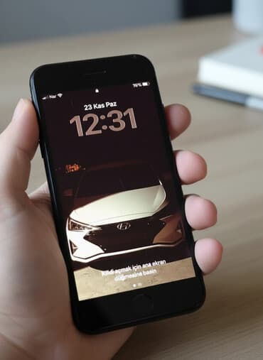 haciqabul telefon satisi: IPhone SE 2020, 64 GB, Qara, Barmaq izi — 1