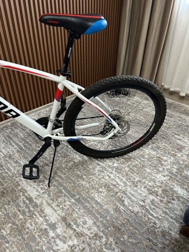 velosiped qiz ucun: (Tecili satilir) ISMA Falcon dağ velosipedi - Rəng: ağ gövdə, qara — 4