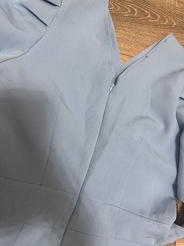 Baş geyimləri: Məhsul: Açıq mavi kombinezon 36 ölçüdür ama 38’lerde geyine biler. - — 7