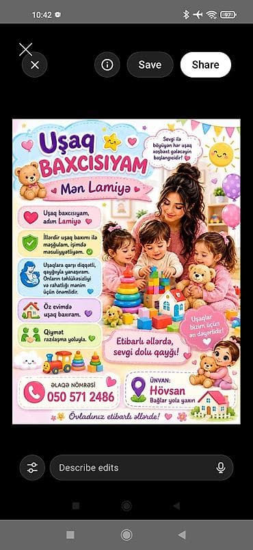 Uşaq baxıcısı xidməti – Lamiya - Uzun illərdir uşaq baxımı ilə məşğul lalafo.az -da Uşaq baxıcısı xidməti – Lamiya - Uzun illərdir uşaq baxımı ilə məşğul