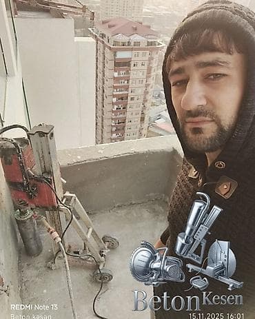 giriş qapı: Əlaqə:099-401-22-22 070-829-99-99 Beton kəsmə xidməti - Divar — 6