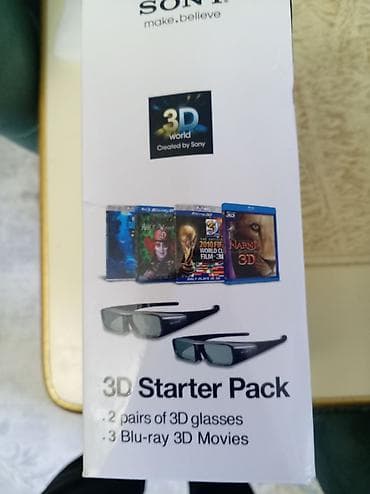 Məhsul: Sony 3D aktiv şüşəli eynəklər Xüsusiyyətlər: - Marka: Sony - — 5