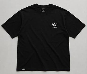 futbolka: VORA brendinin qara streetwear kolleksiyası Məhsullar: - Oversize — 1