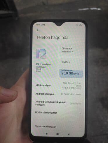 xiaomi note 8 kontakt home: Redmi Note 7, 64 GB, rəng - Qara, Barmaq izi — 4