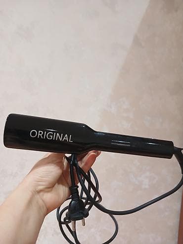 ps5 silim: Saç düzləndirici (elektrikli), “ORIGINAL” model - Rəng: qara, parlaq — 2
