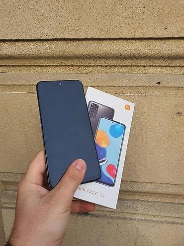 redmi note 14 ikinci el: Redmi Note 11, 128 GB, rəng - Göy, Zəmanət, Sensor, Barmaq izi — 2