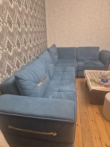 Ev üçün mebel: Künc divan, Divan, Bazasız — 3
