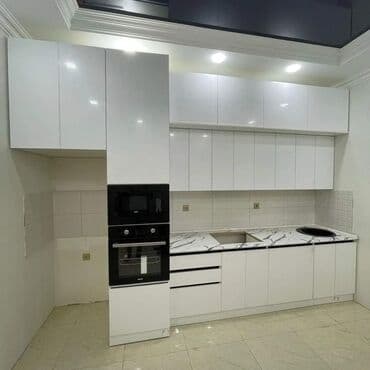 xrom kraska: Sifarişlə mətbəx dəsti, Özü çəkən petlələr, MDF, Kredit yoxdur, Pulsuz çatdırılma — 10