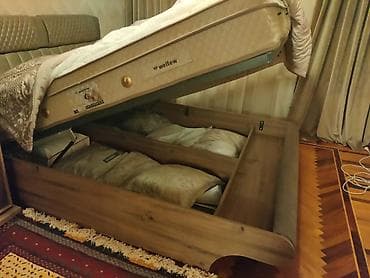 Türkiyənin yataq dəsti. 1600 AZN. ideal vəziyyətdədi matras və baza — 5