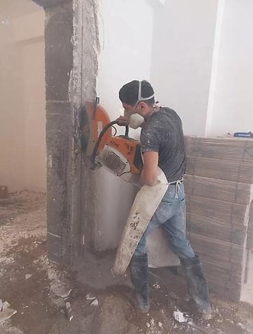 Beton kəsmə və deşmə xidməti - Armaturlu beton, daş, kərpic və — 1