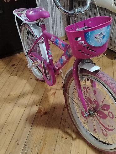 volta vsm: Uşaq velosipedi – White Snow BMX dizaynı - Rəng: çəhrayı-ağ, çiçək və — 3