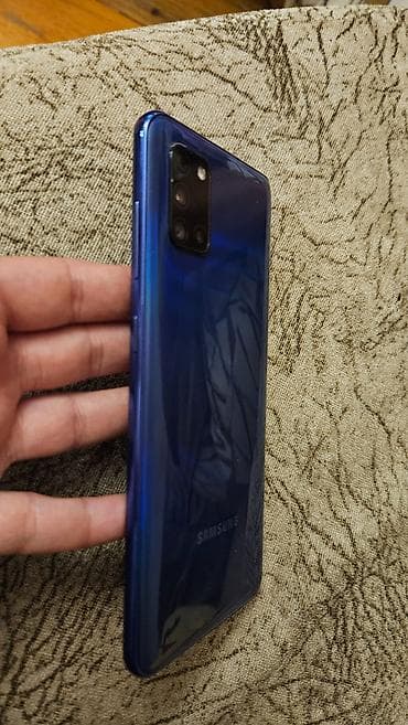 telefon a 32: Samsung Galaxy A31, 64 GB, rəng - Göy, Barmaq izi, Sensor, İki sim kartlı — 4