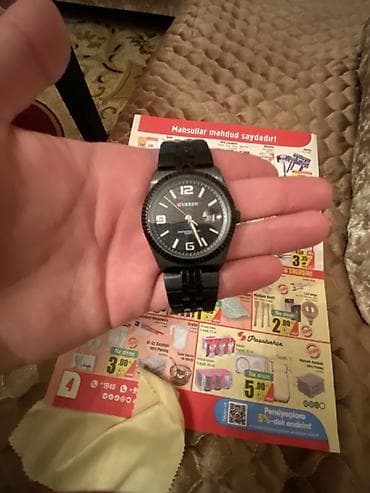 amerika saati: Qol saatı, Curren, rəng - Qara — 1