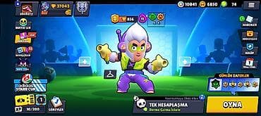 10 sabo: Brawl Stars oyunu üçün hesab - Kupa sayı: 37,043 (ən yüksək 37,052) - — 1