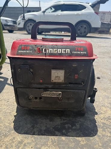 generator icarəsi: Lingben benzinli mini generator - Model: Lingben (üst paneldə — 3