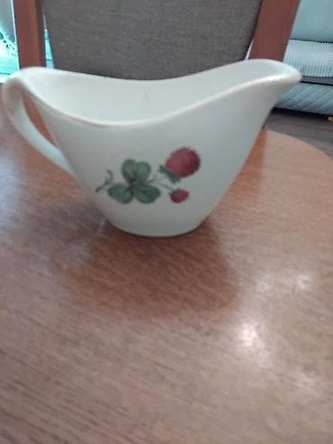 Ağ keramika sous qabı - Material: keramika/porcelan - Rəng: ağ