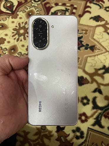 redmi a05: Redmi smartfon - Gümüşü/rəngli korpus, düz kənarlı dizayn - Ön — 3