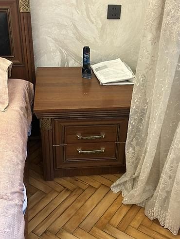 камод: Klassik üslubda taxtakəsi dəsti - Material: Təbii ağac teksturasını — 4