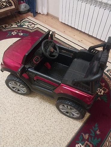 elekt: Zu90Uşaq elektrik maşını – bordo/qara rəngdə jeep üslubu - Korpus — 1