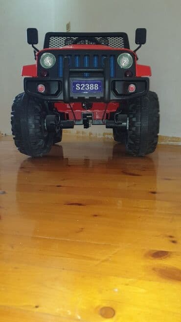 детская машинка: Машина детская. Джип. Красного цвета. Без пульта — 4