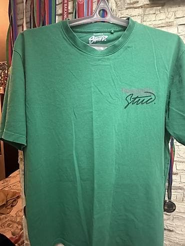 Futbolka, PULL&BEAR, M, rəng - Yaşıl