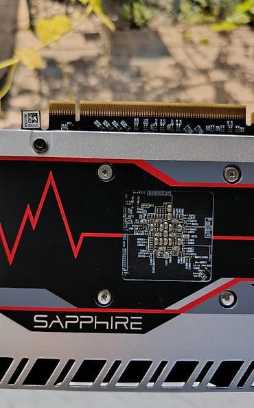 компьютер: Видеокарта для ПК ЖК Sapphire Radeon RX 580, 8 ГБ, Б/у — 8