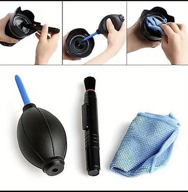 Video oyunlar və konsollar: Fotoaparat və obyektivlər üçün peşəkar təmizləmə dəsti Tərkib: - Hava — 1