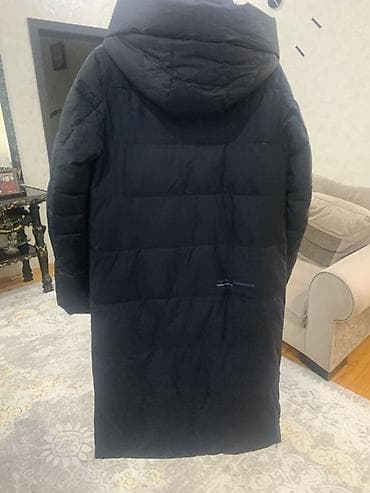 Paltolar: Qadın uzun qış paltosu – OMMEITT - Rəng: xaricdə qara, iç hissə — 4