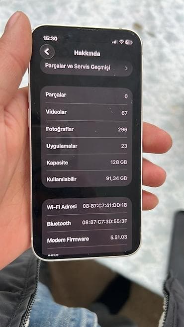ariston 10 lt: IPhone 13 mini, 128 GB, Ağ — 7